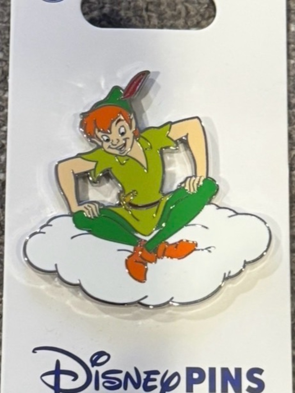 Disney Peter Pan Enamel Wall Decor in Green, Orange, White